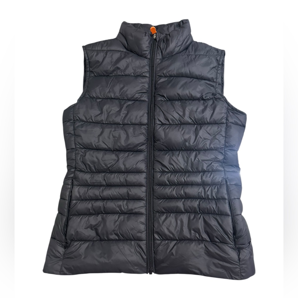 Save The Duck Ultra Light Jacket Puffer Vest Women’s Size 0 Plumtech Synthetic